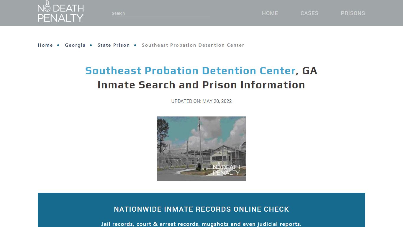 Southeast Probation Detention Center, GA Inmate Search ...